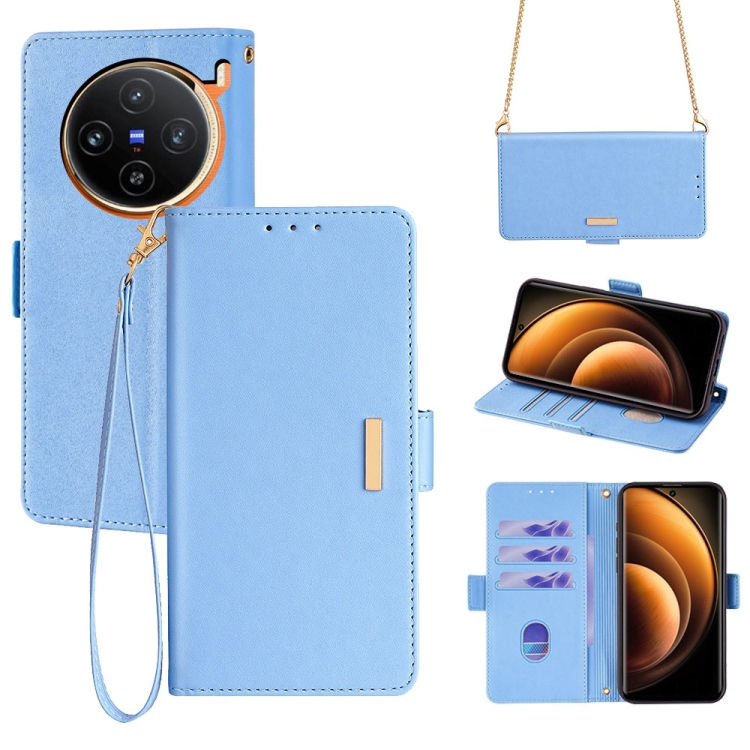 Thumbnail: Crossbody Chain Leather Phone Case