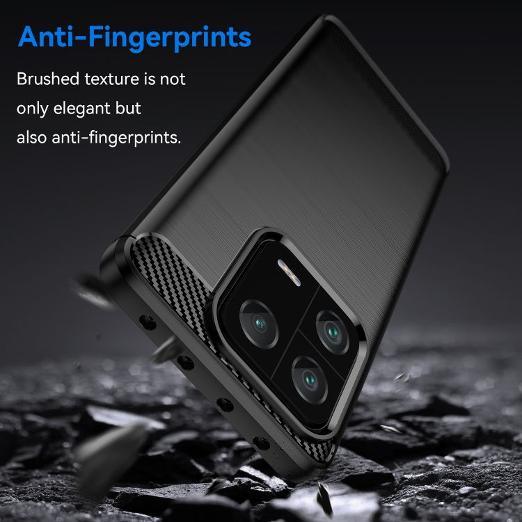 Thumbnail: Brushed Texture Carbon Fiber TPU Phone Case