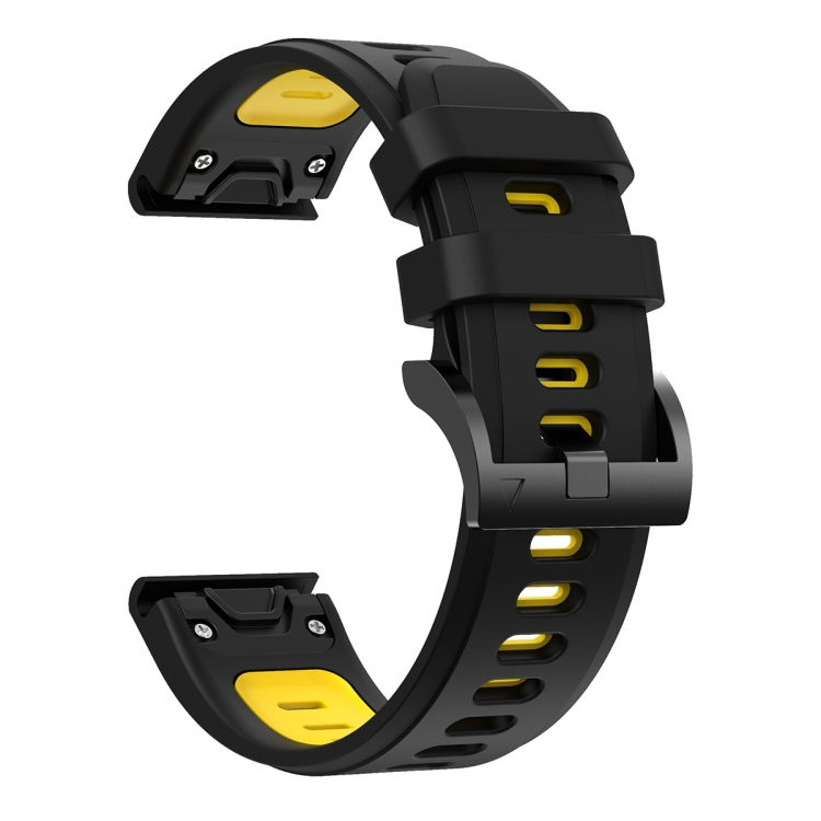 Thumbnail: Sports Two-Color Silicone Watch Band