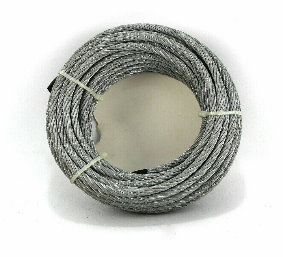 Thumbnail: FUNE commerciale CORDA ZINCATA D.10 mm -mt. 10 CARICO DI ROTTURA 3200KG 72 fili