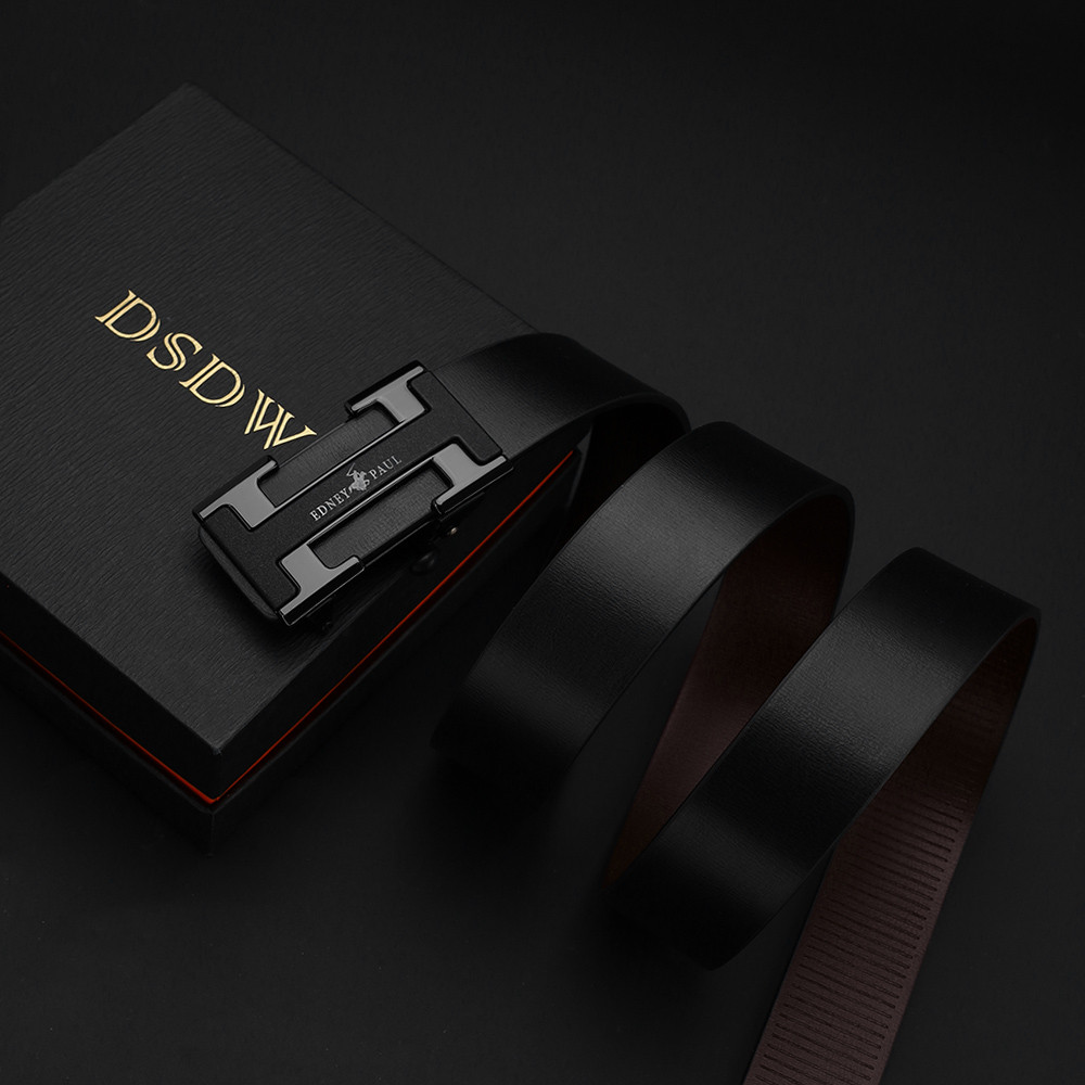 Stylish Men'S Leather Belt Belts For Daily Life, Leisure, Party, Festiva view 3