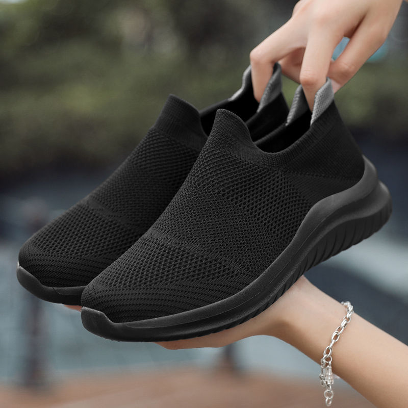 Men'S Shoes Soft Sole Slip-On Sneakers Men Running Lightweight Loafe