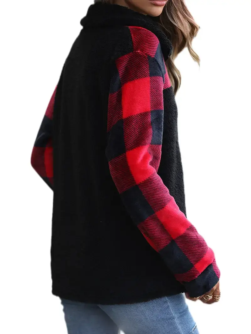 Elegant Women's Thicken Fur Blend Mid-Length Coat