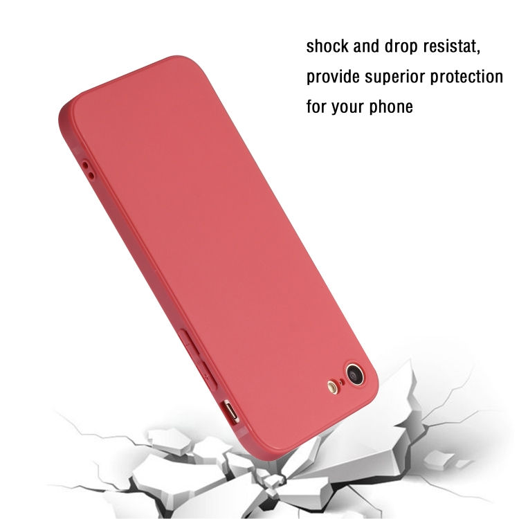 Thumbnail: Straight Edge Solid Color TPU Shockproof Case