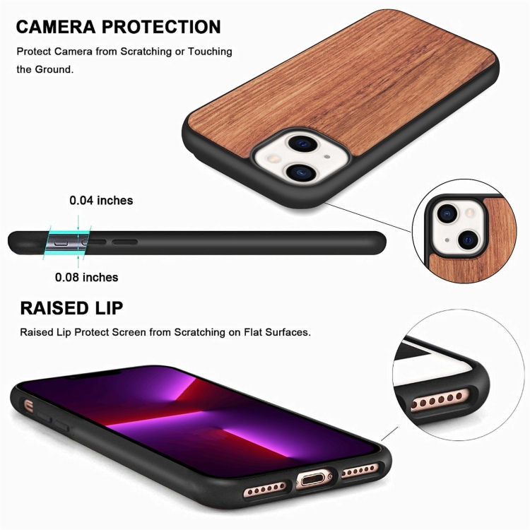 Thumbnail: Wood Veneer TPU Shockproof Phone Case