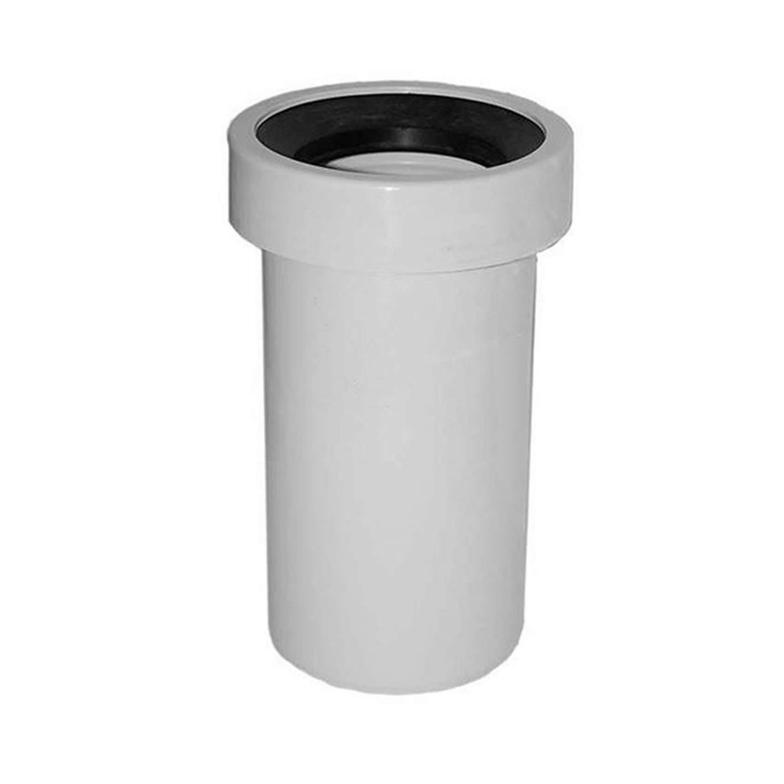 MANICOTTO WC TUBO PROLUNGA VASO DA 110 mm lungh. 25cm rigido diritto