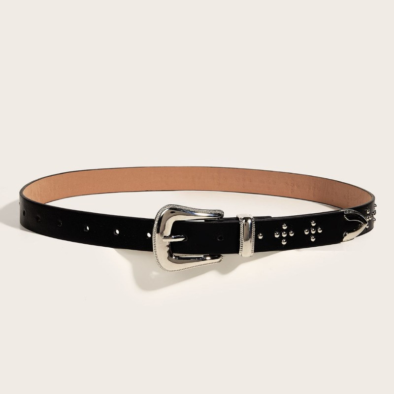 European American Style Retro Exquisite Metal-Embossed Buckle Belt Fashionable view 4