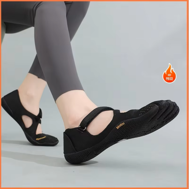Women‘S Five Toe Shoes With Loop Strap Barefoot Minimalist Flats For Hiking