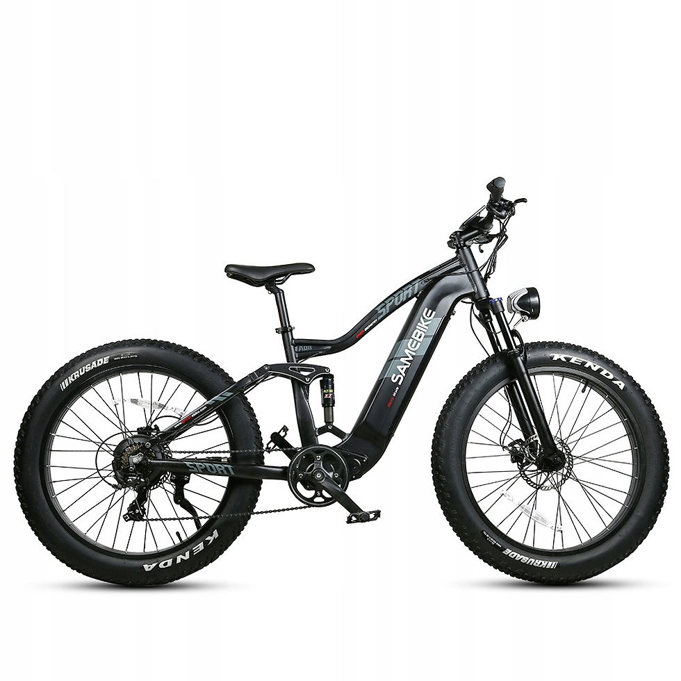 Thumbnail: Electric Bike750W 48V 17AH 120KM 150KG 26KENDA fat tires Shimano 21S shifting + 