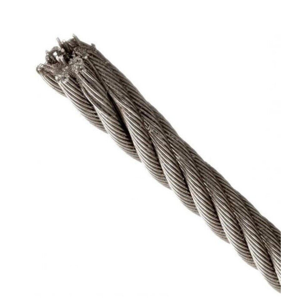 Thumbnail: FUNE commerciale CORDA ZINCATA D.10 mm -mt. 25 CARICO DI ROTTURA 3200KG 72 fili