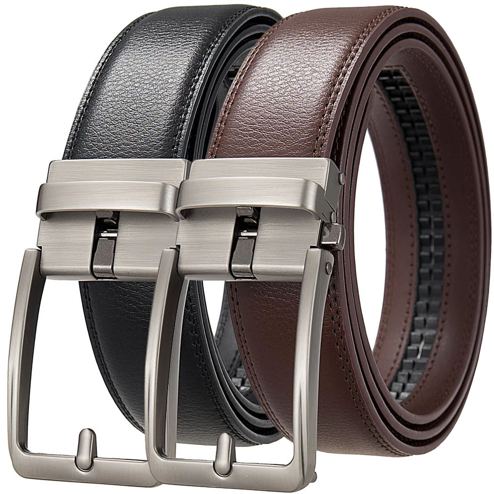 Click Belts For Men Designer Automatic Buckle Leath