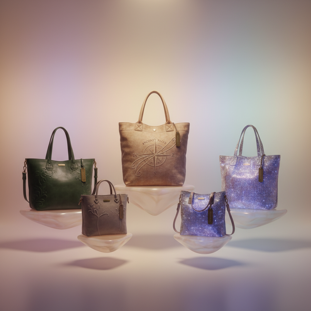 A panoramic vista unfolds across a softly lit ethereal studio space bathed in the gentle glow of uns