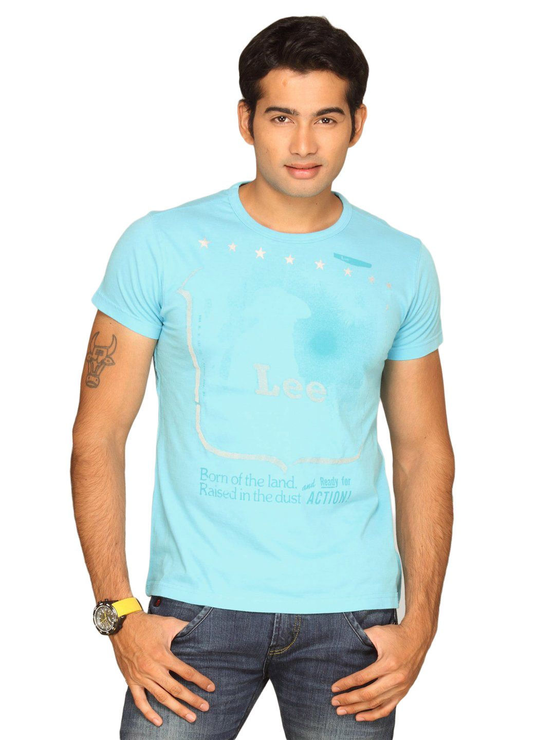 Lee Men's Medal Blue Lapis T-shirt