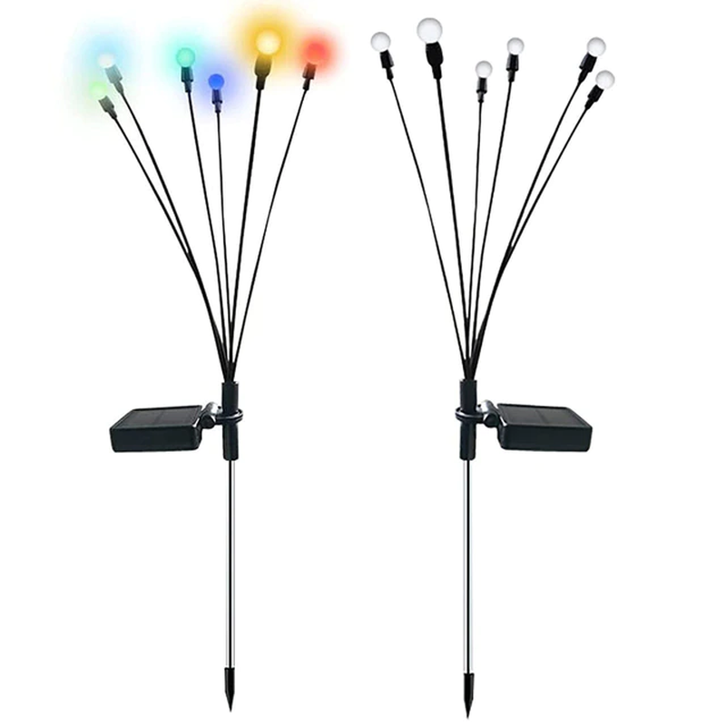 Thumbnail: Solar Powered LED Fire-Work Firefly Swaying Light Landscape Lighting for Outdoor