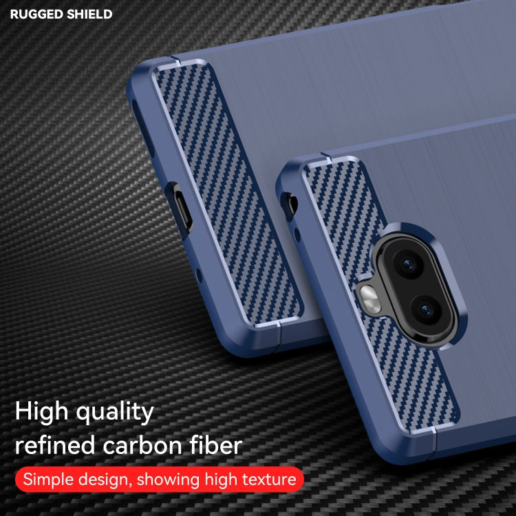 Thumbnail: Brushed Texture Carbon Fiber TPU Phone Case