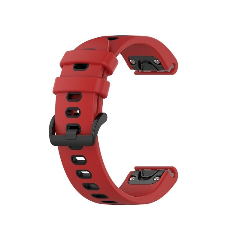 Thumbnail: Sports Two-Color Silicone Watch Band