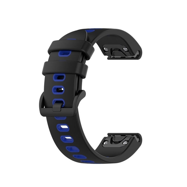 Thumbnail: Sports Two-Color Silicone Watch Band
