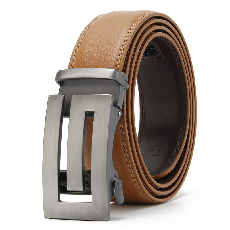 Belts Men Automatic Buckle Design Leather Belt For Me view 4