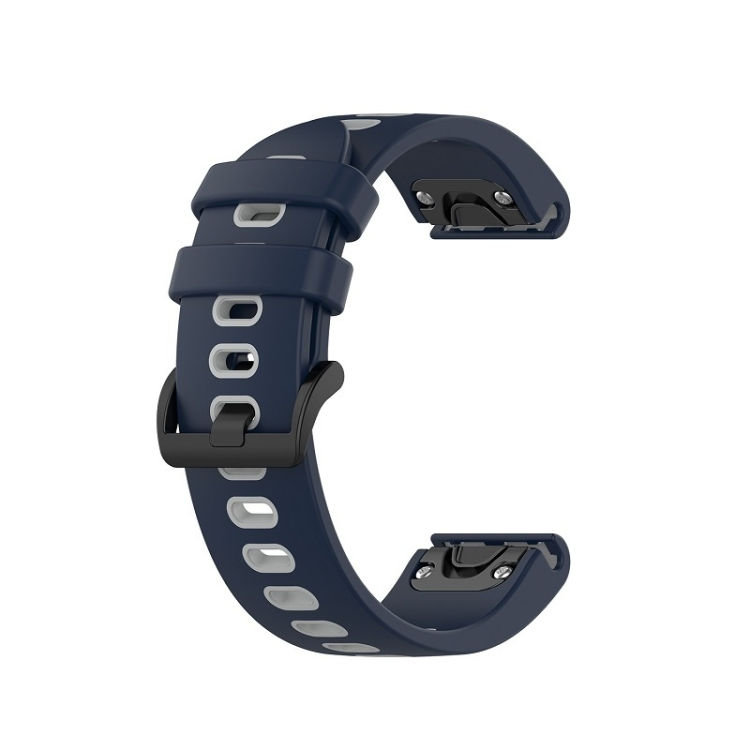 Thumbnail: Sports Two-Color Silicone Watch Band