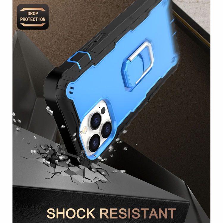 Thumbnail: PC + Rubber 3-layers Shockproof Protective Case with Rotating Holder
