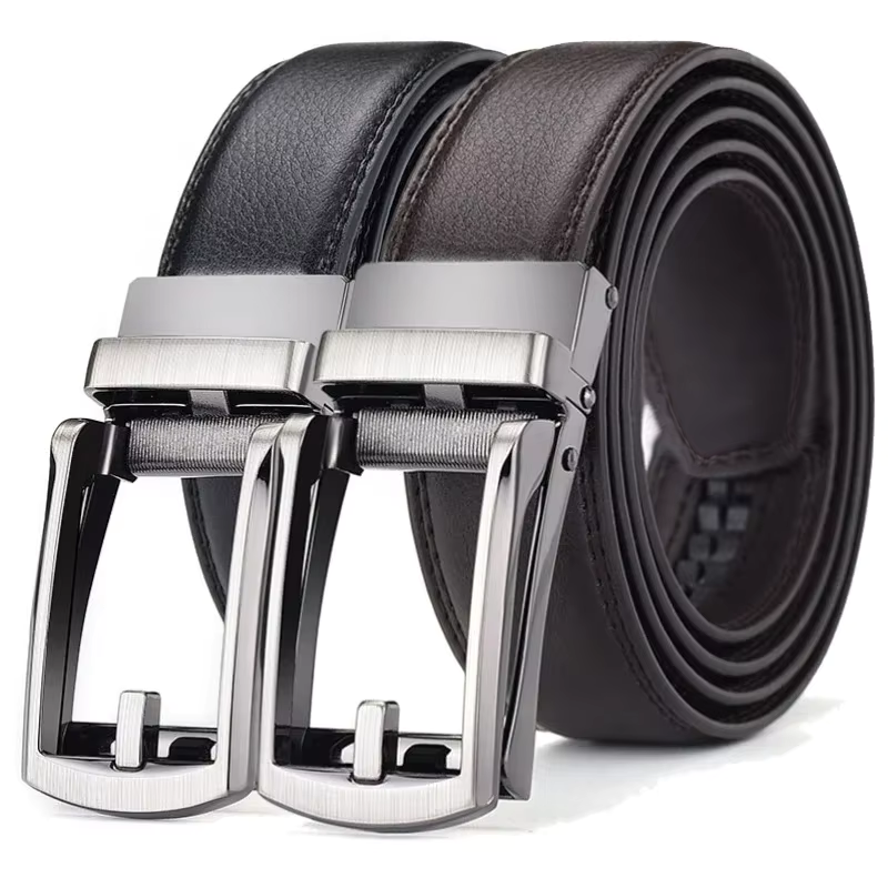 Men'S Click Belt Business Designer Leather Belts Jeans Auto