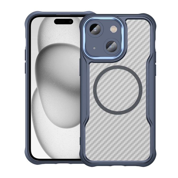 Thumbnail: Carbon Fiber Texture MagSafe Translucent Phone Case