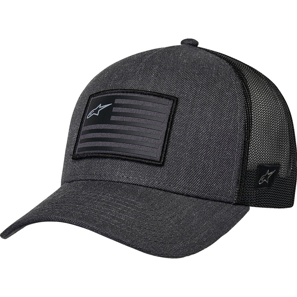 ALPINESTARS - Flag Snapback Hat - Heather Charcoal/Black - 2501-4454