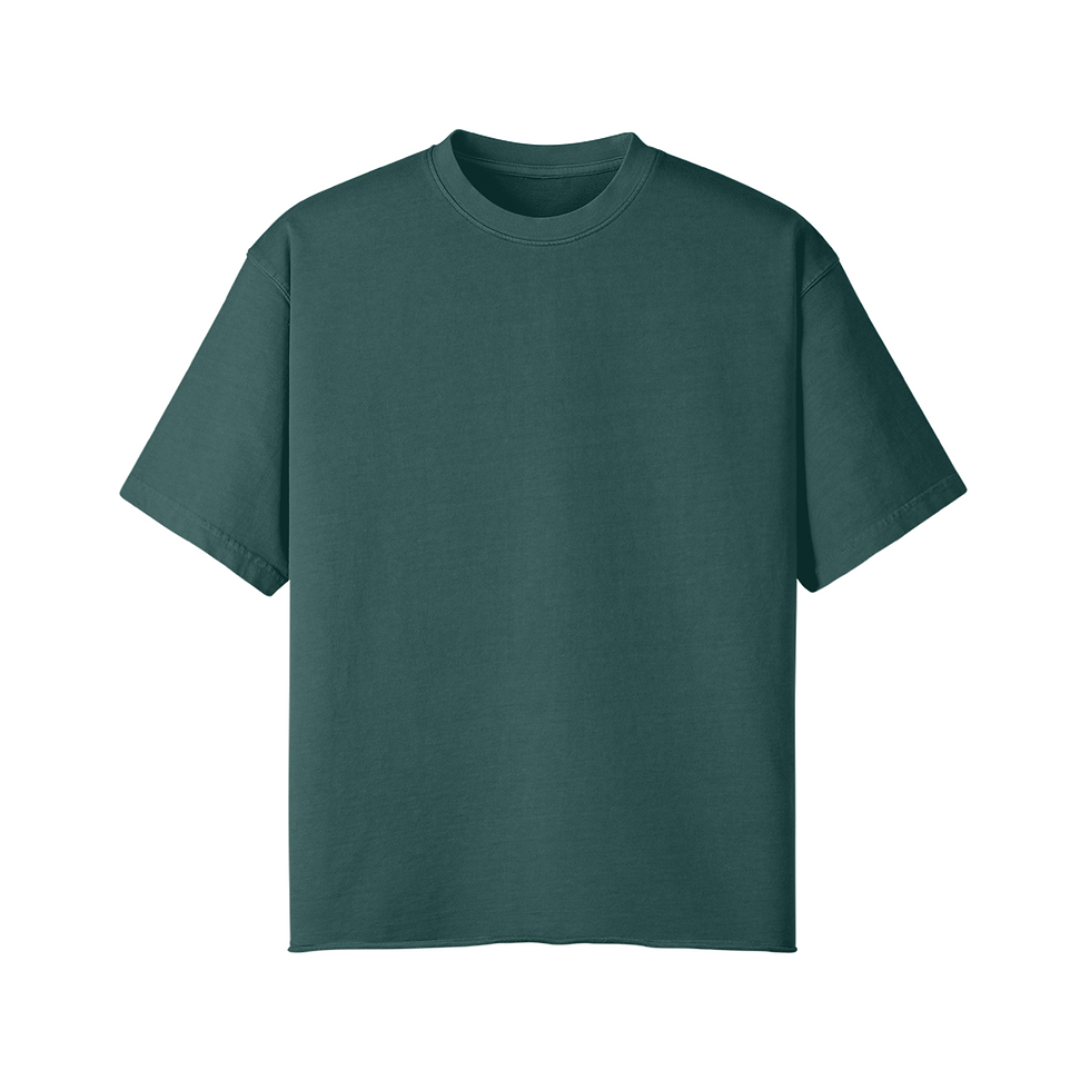 Thumbnail: 260G Unisex Washed Raw Edge T-shirt
