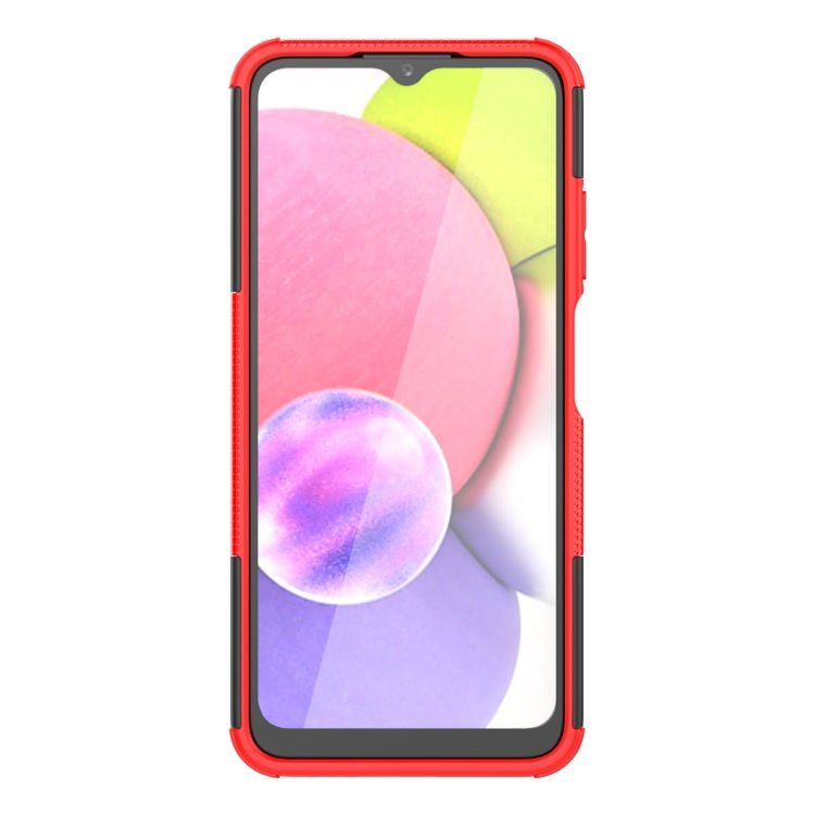 Thumbnail: Tire Texture Shockproof TPU+PC Protective Case with Holder