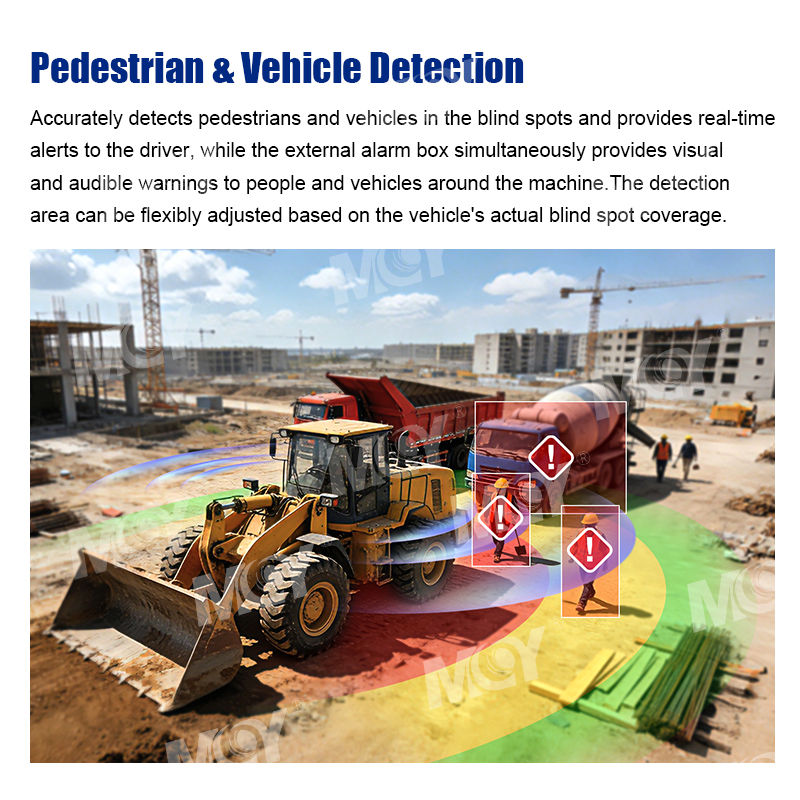Миниатюра: MCY HD 7-inch Four Channel DSM Driver Status Monitoring AI Truck Camera System 