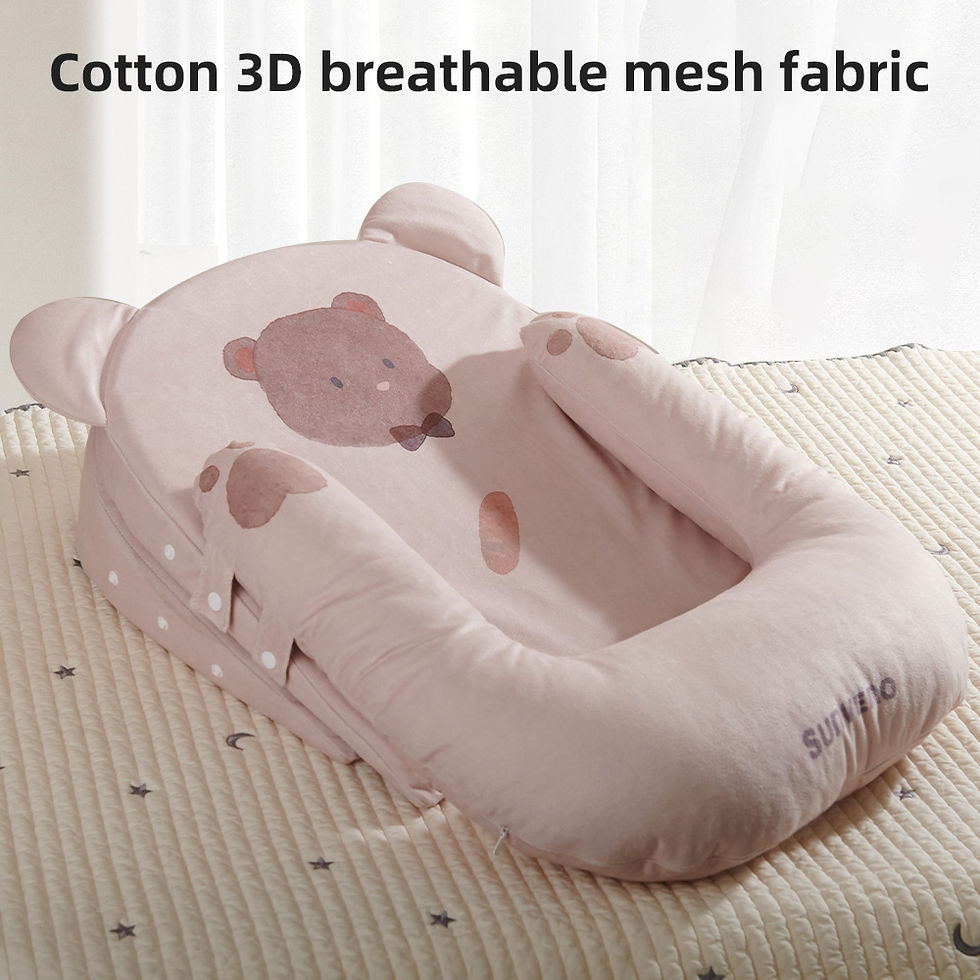 Thumbnail: Sunveno – breathable and adjustable feeding pillow for baby, for burping, rel...