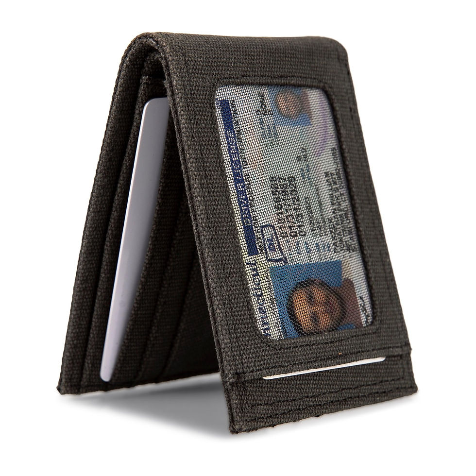 Thumbnail: WOLVERINE Men's RFID Blocking Rugged Front Pocket Wallet (Avail Canvas Or Lea...