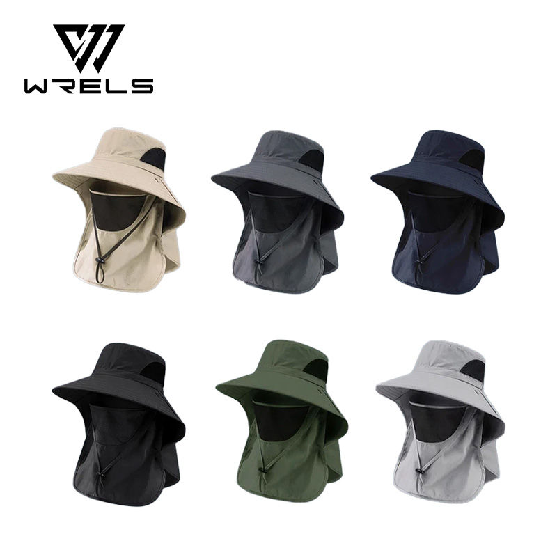 Summer Sun Hats UV Protection Outdoor Hunting Fishing Cap for Men Women Hiking C