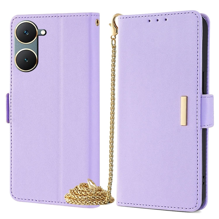 Thumbnail: Crossbody Chain Leather Phone Case