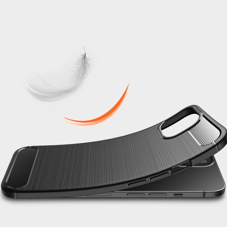 Thumbnail: Brushed Texture Carbon Fiber TPU Case