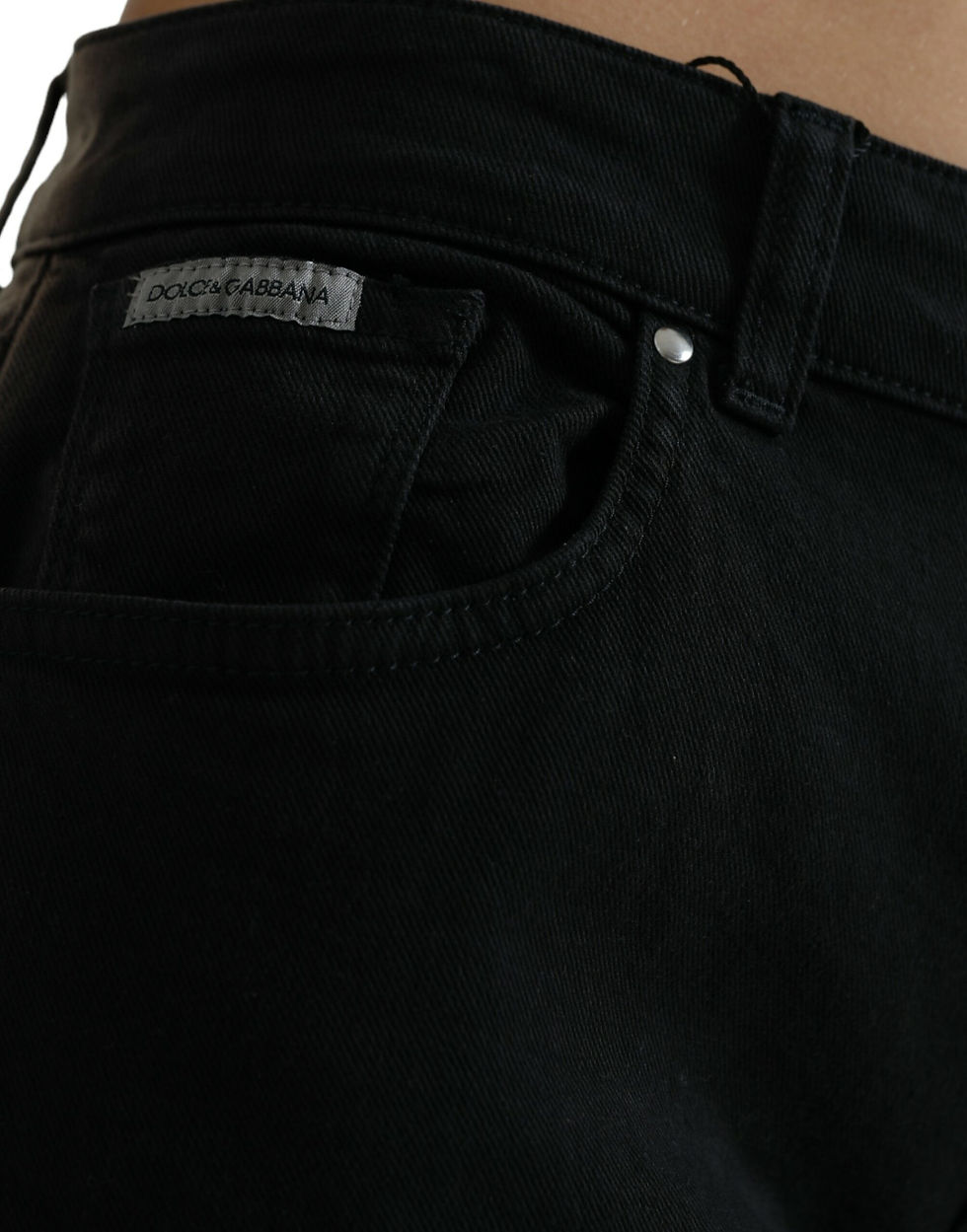 Thumbnail: Elegant Mid-Waist Stretch Jeans