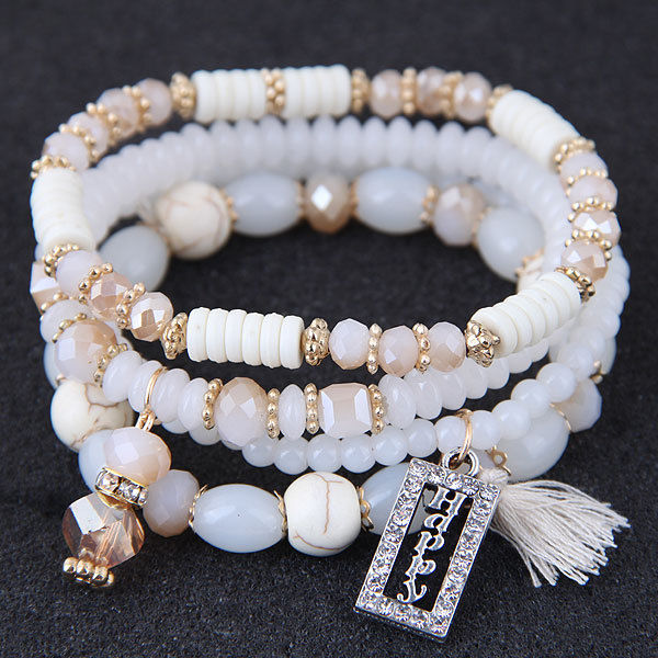 Thumbnail: Fashion Tassel  Bracelet for Women Wholesale Set Bohemia Jewelry