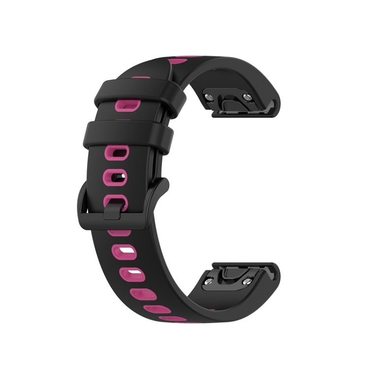 Thumbnail: Sports Two-Color Silicone Watch Band
