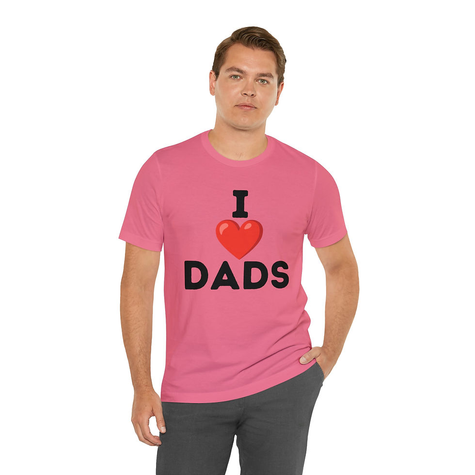 Thumbnail: I ❤️ Dads - Unisex Jersey Short Sleeve Tee