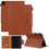 Thumbnail: Solid Color Metal Buckle Leather Smart Tablet Case