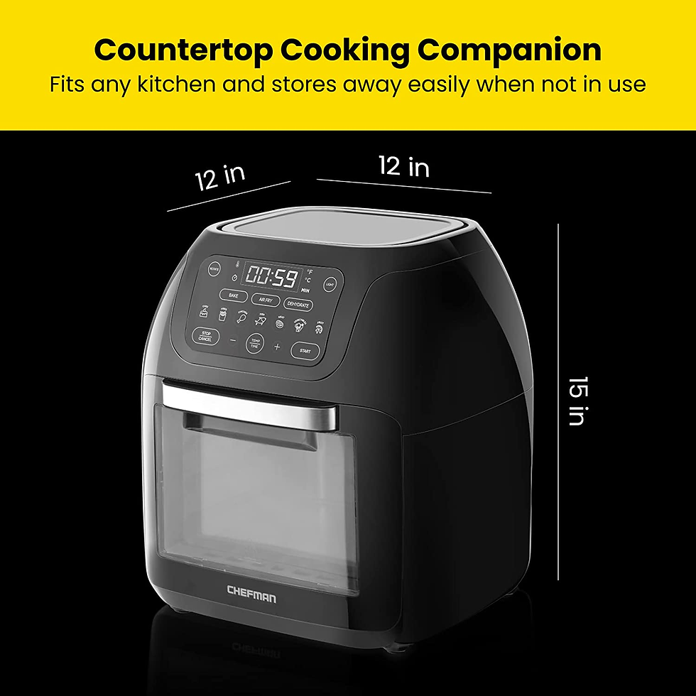 Thumbnail: Multifunctional Digital Air Fryer+ Rotisserie, Dehydrator, Convection Oven, 17 T