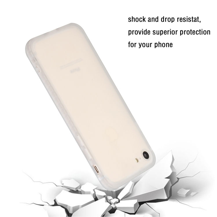 Thumbnail: Straight Edge Solid Color TPU Shockproof Case