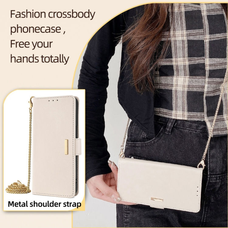 Thumbnail: Crossbody Chain Leather Phone Case