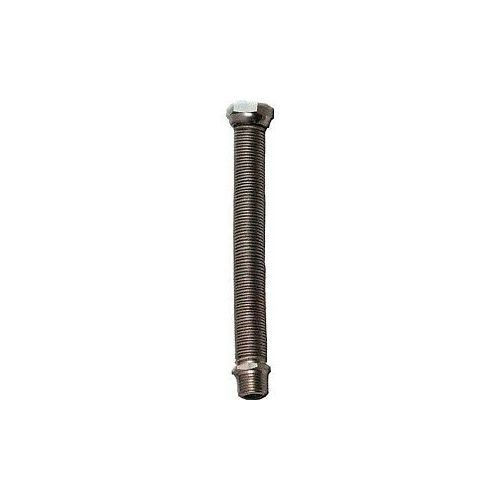 TUBO FLESSIBILE ACCIAIO INOX ESTENSIBILE 1" M-F 185-400 mm GIUNTO ADATTATORE
