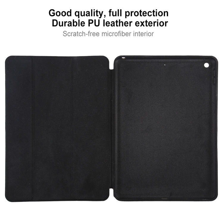 Thumbnail: Horizontal Flip Smart Leather Case with Three-folding Holder