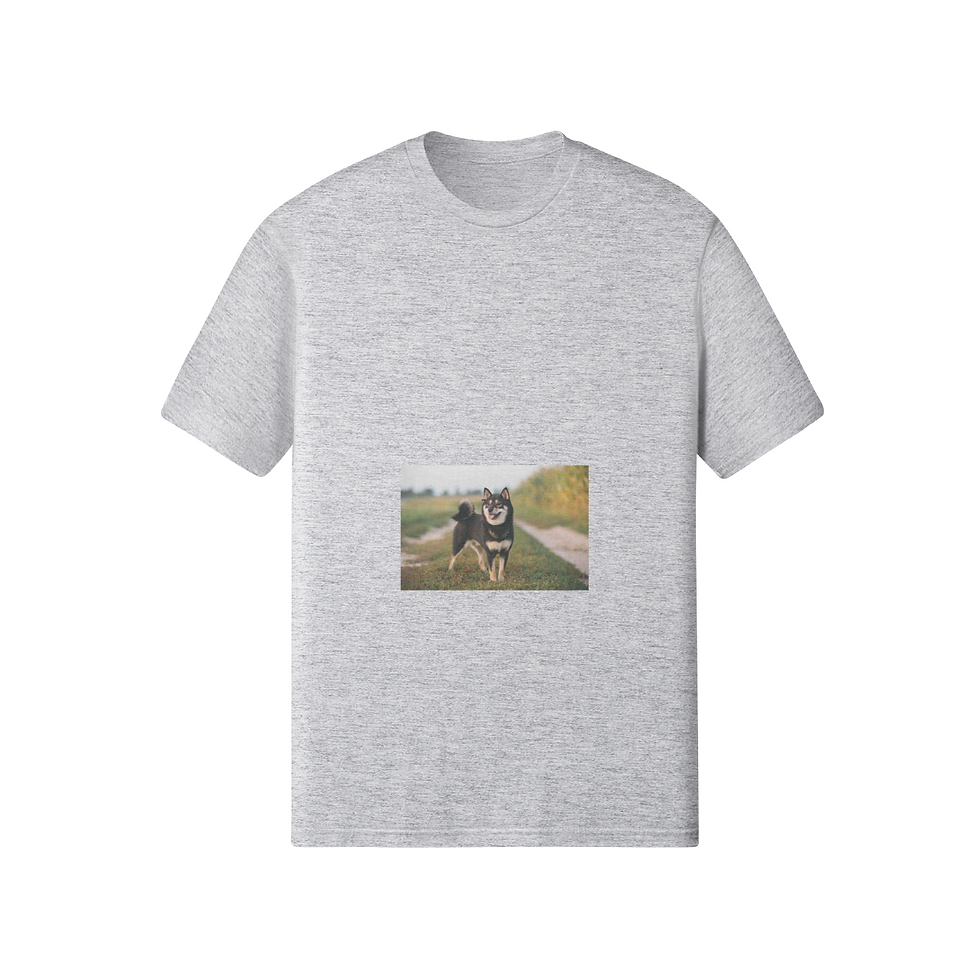 Thumbnail: 153G Unisex Relaxed Fit Crew Neck T-shirt