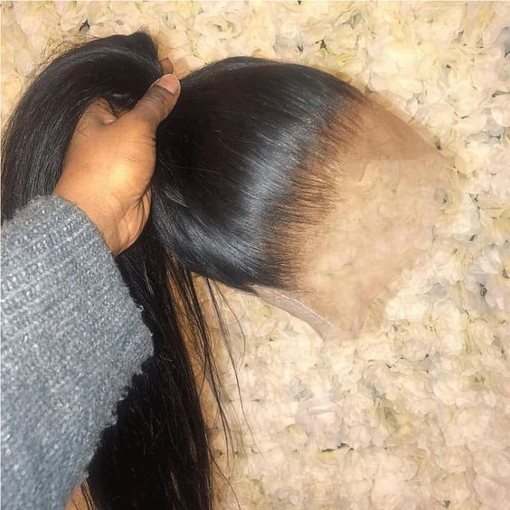 Thumbnail: Wholesale Bone Straight Human Hair Lace Front Wigs For Black Women Hd 