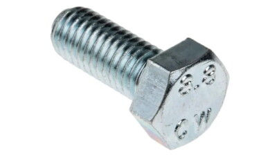 Thumbnail: 5 pz BULLONE ZINCATO TESTA ESAGONALE TUTTO FILETTATO 6x50 M6 50mm VITE ACCIAIO