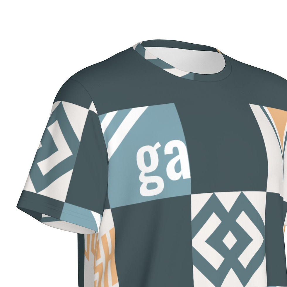 Thumbnail: All-Over Print Men's O-Neck Sports T-Shirt