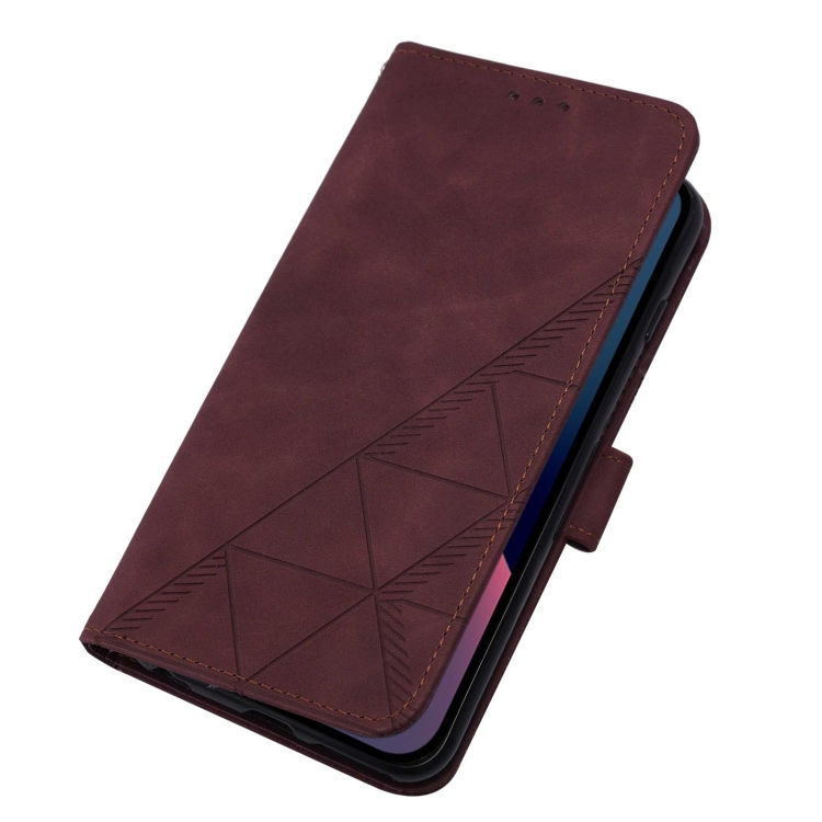 Thumbnail: Crossbody 3D Embossed Flip Leather Phone Case